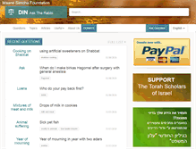 Tablet Screenshot of dinonline.org
